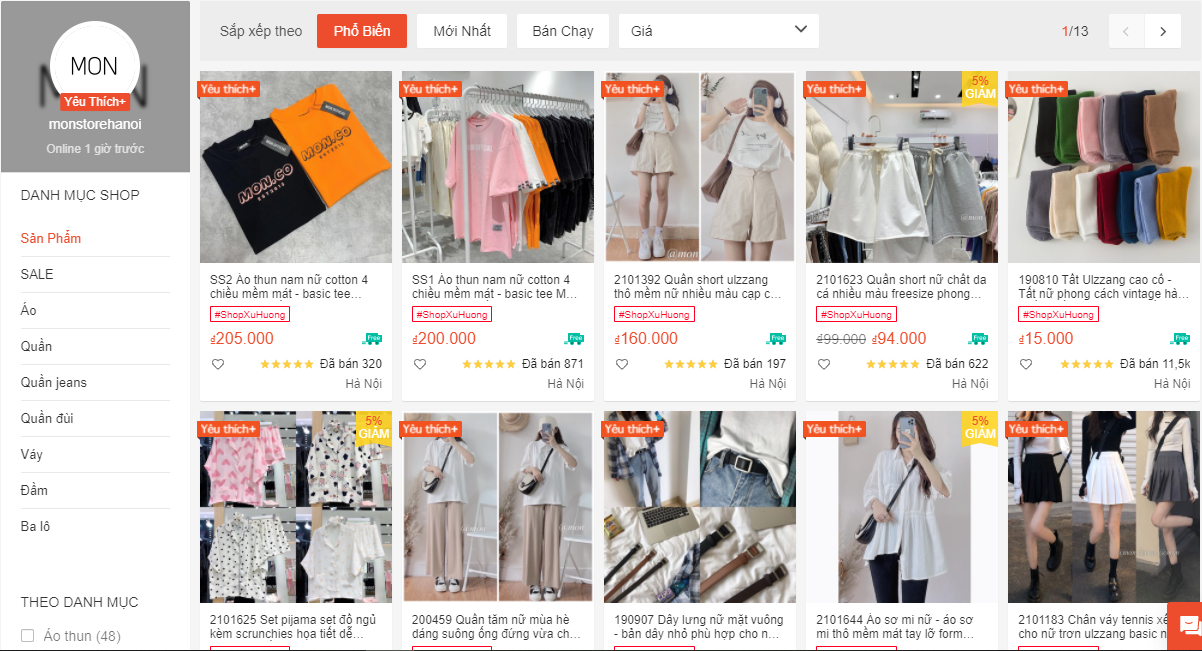 5 shop quần áo taobao trên shopee bạn nên mua